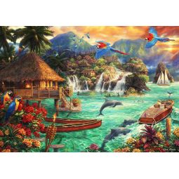 Puzzle 2000p Island Life BlueBird Ikaipaka jeux & jouets Royan