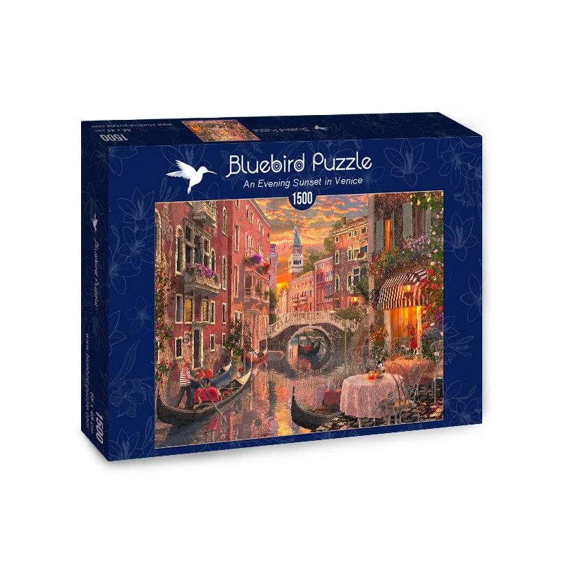 Puzzle 1500p An Evening Sunset in Venice BlueBird Ikaipaka jeux