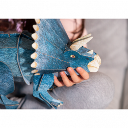 Puzzle 3D L'ère des dinosaures Triceratops Sassi Ikaipaka jeux