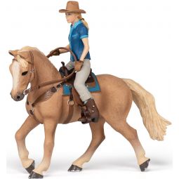 Cheval Western et cavalière PAPO Papo Ikaipaka jeux & jouets