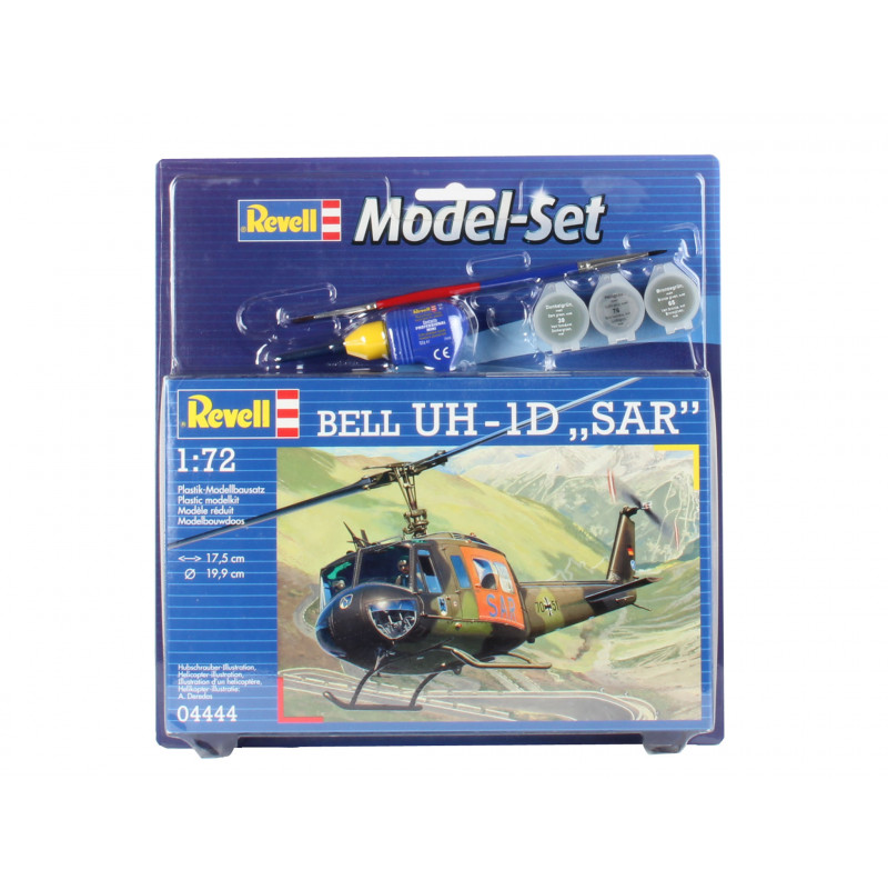 Maquette set Hélicoptère BELL UH-1D - IkaIpaka Royan