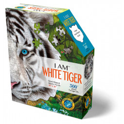 Puzzle 300p I AM Mini Tigre Blanc - IkaIpaka Royan
