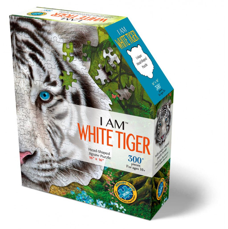 Puzzle 300p I AM Mini Tigre Blanc - IkaIpaka Royan