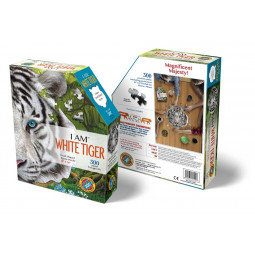 Puzzle 300p I AM Mini Tigre Blanc - IkaIpaka Royan