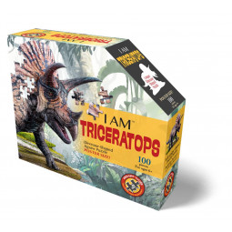 Puzzle 100p I AM Triceratops - IkaIpaka Royan