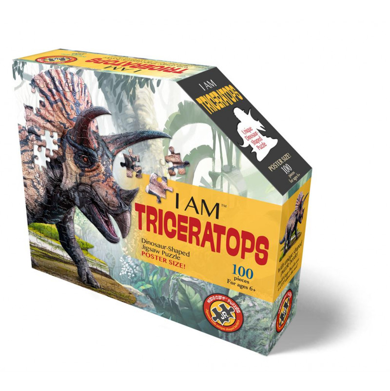 Puzzle 100p I AM Triceratops - IkaIpaka Royan