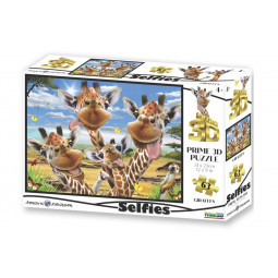 Puzzle 63p Selfie Girafes - IkaIpaka Royan