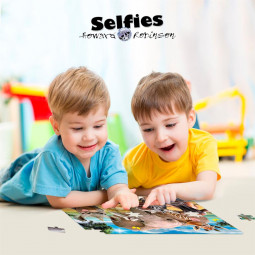 Puzzle 63p Selfie Africain - IkaIpaka Royan