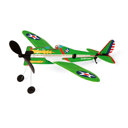 Avion à remonter élastique Scratch Ikaipaka jeux & jouets Royan
