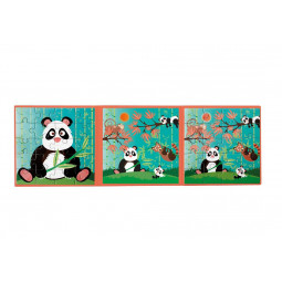 Puzzle 20p magnétique Panda - IkaIpaka Royan