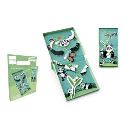 Circuit de billes + Puzzle magnétique Panda - IkaIpaka Royan