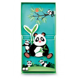 Circuit de billes + Puzzle magnétique Panda - IkaIpaka Royan
