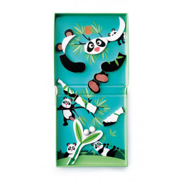 Circuit de billes + Puzzle magnétique Panda - IkaIpaka Royan