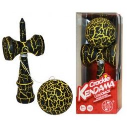 Kendama Crackle Jaune Boule 6 cm - IkaIpaka Royan