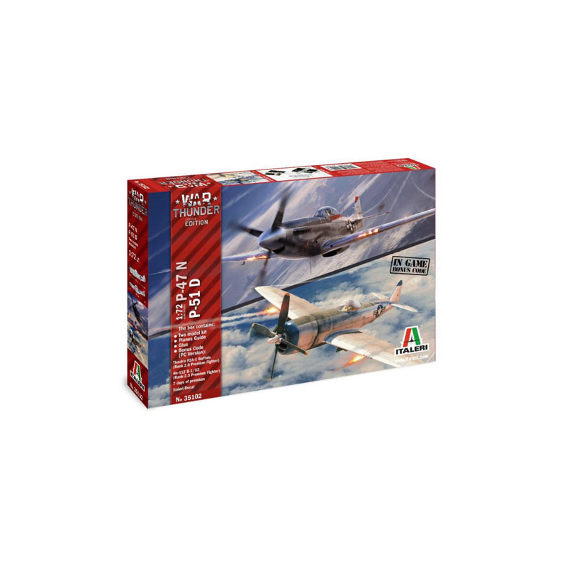 Maquette P47N/P51D WAR THUNDER - IkaIpaka Royan