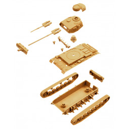 Maquette Panzer Kpfw. III Ausf. J - IkaIpaka Royan