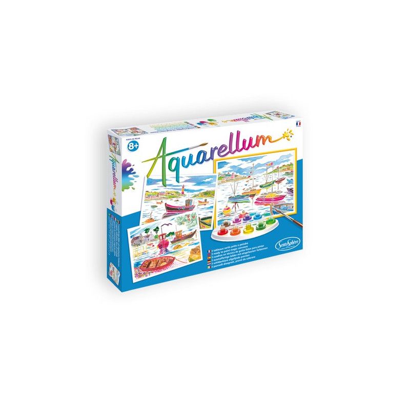 Aquarellum Les Ports de Peche Sentosphere Ikaipaka jeux &