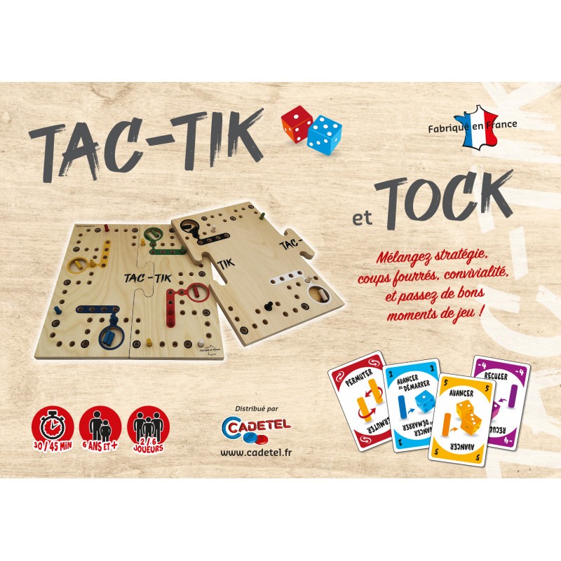 Jeu du Tac Tik (ou tac tic ou tock) - IkaIpaka Royan