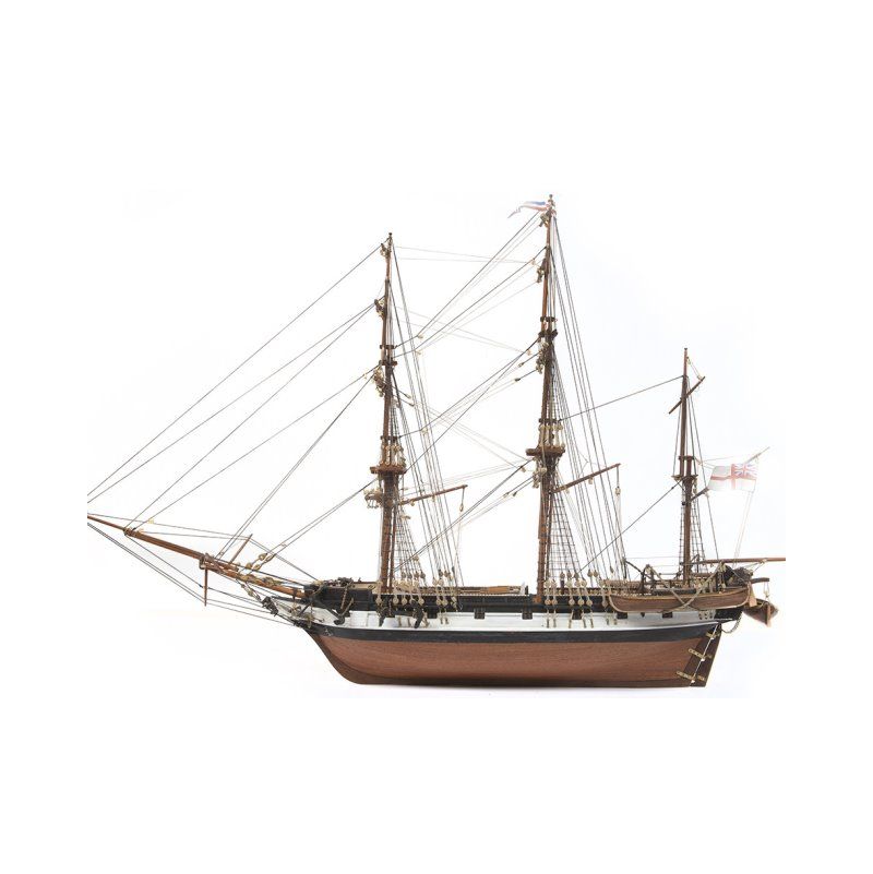 Maquette Bois Bâteau HMS BEAGLE sans voiles - IkaIpaka Royan