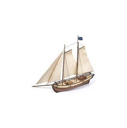Maquette Bois Bâteau POLARIS avec voiles - IkaIpaka Royan