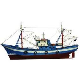 Maquette Bois Bâteau Pêche Virgin del Mar - IkaIpaka Royan