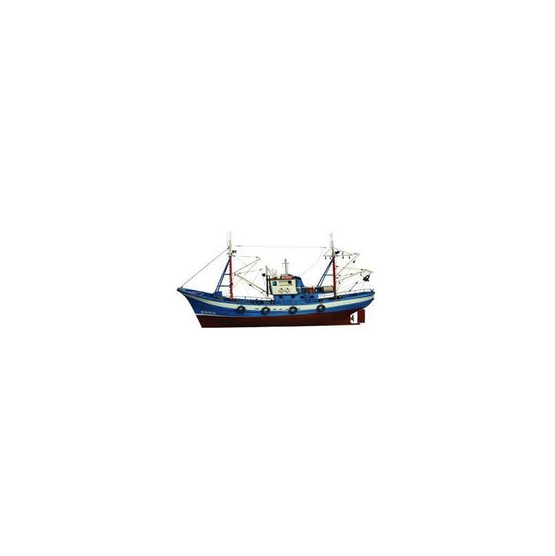 Maquette Bois Bâteau Pêche Virgin del Mar - IkaIpaka Royan