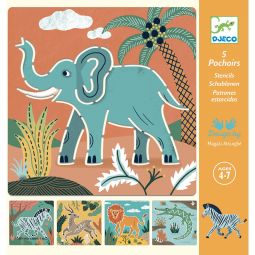 Pochoirs Animaux sauvages - IkaIpaka Royan
