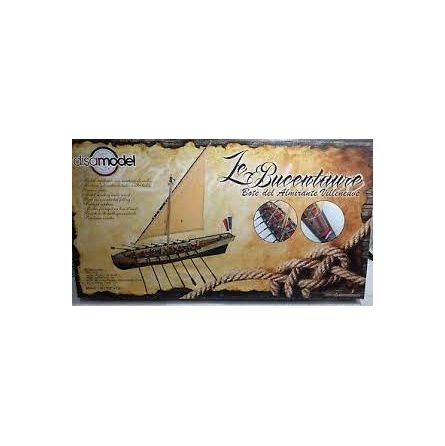 Maquette Bois Bâteau Chaloupe Bucentaure avec voiles - IkaIpaka Royan
