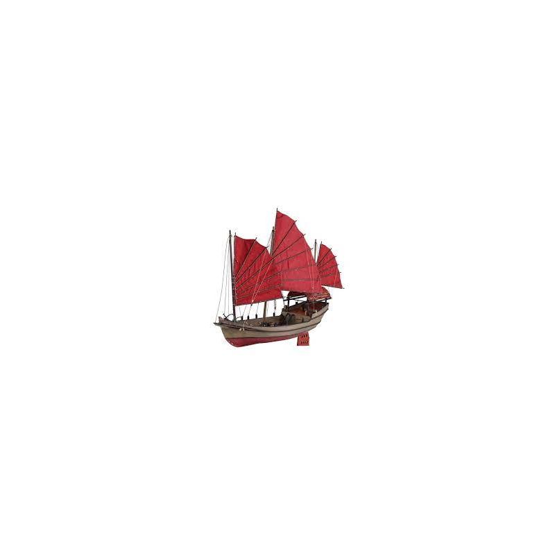 Maquette Bois Bâteau Jonque Chinoise - IkaIpaka Royan