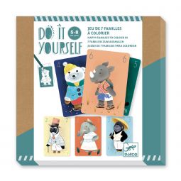 DIY Jeu de 7 familles à colorier - IkaIpaka Royan