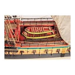 Maquette Bois bâteau Hermione Lafayette - IkaIpaka Royan