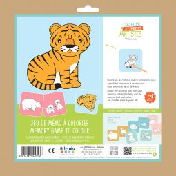 Coloriage Mémo Animaux Artemio Ikaipaka jeux & jouets Royan
