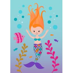 Cartes à paillettes Sirènes - IkaIpaka Royan