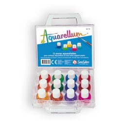 Aquarellum Valisette 12 Encres Sentosphere Ikaipaka jeux &