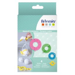 Appareil à Pompons 4 tailles Artemio Ikaipaka jeux & jouets