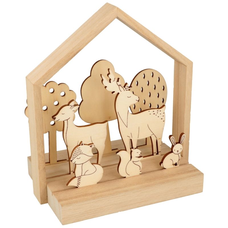Atelier des petits artistes - maison bois - Forêt - IkaIpaka Royan