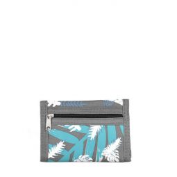 Porte monnaie Grey Trop Leaf Caméléon - IkaIpaka Royan