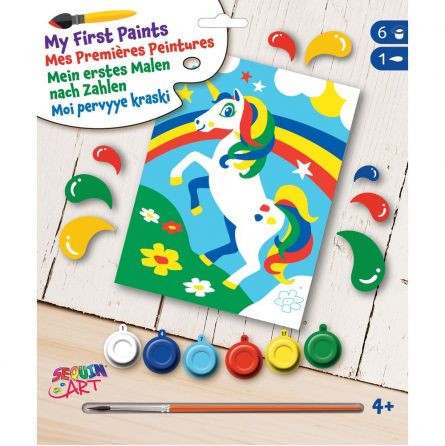 Peinture par n° Junior Lili la Licorne - IkaIpaka Royan