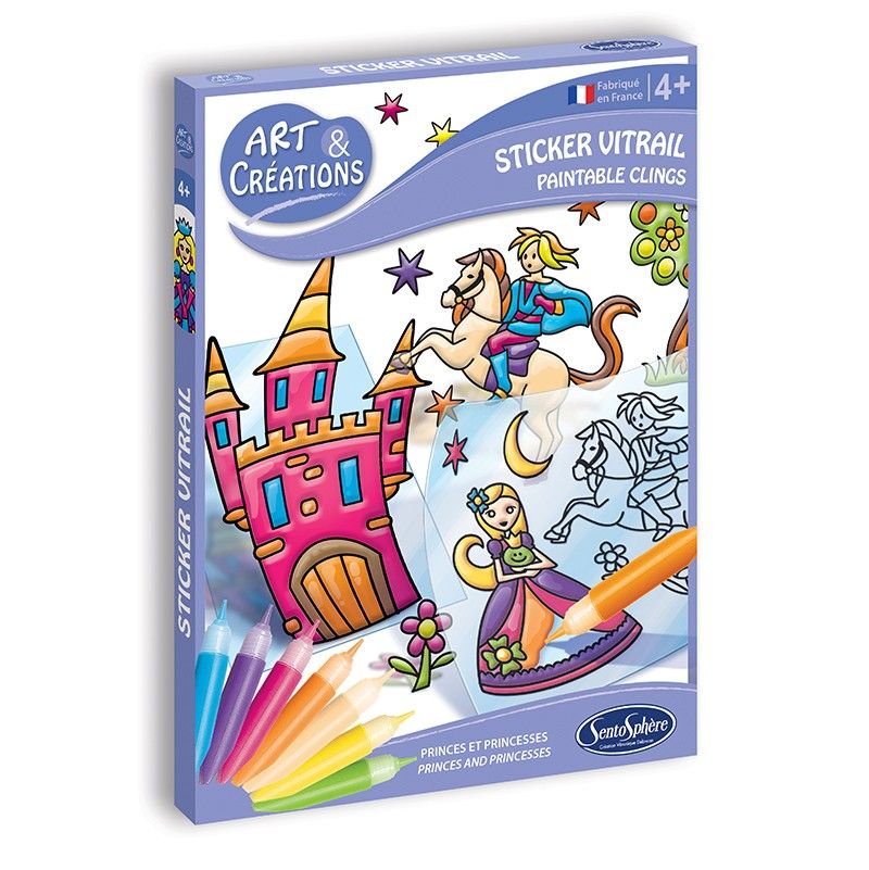 Art & créations Sticker Vitrail Petits Princes Sentosphere