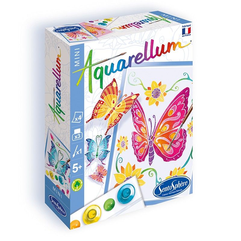 Aquarellum mini Papillons Sentosphere Ikaipaka jeux & jouets