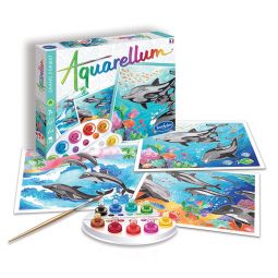 Aquarellum Les Dauphins Sentosphere Ikaipaka jeux & jouets Royan
