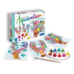 AQUARELLUM "Cerfs enchantés" Sentosphere Ikaipaka jeux & jouets