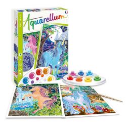 Aquarellum phospho licornes 2 planches Sentosphere Ikaipaka
