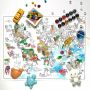 Aquarellum Géant Planisphère Sentosphere Ikaipaka jeux & jouets