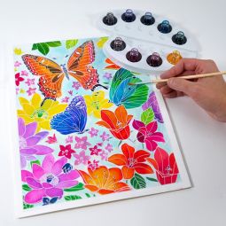 Aquarellum Recharge Dans les Fleurs Sentosphere Ikaipaka jeux &