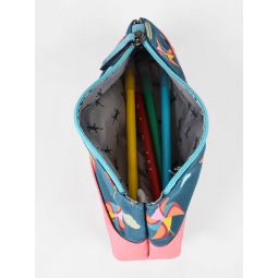 Trousse Rose Arc-en-ciel Caméléon Caméléon Ikaipaka jeux &