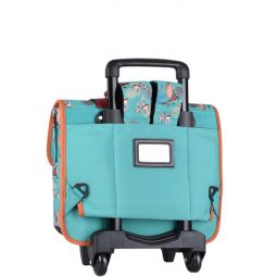 Cartable à roulettes 2C Oiseau Caméléon - IkaIpaka Royan