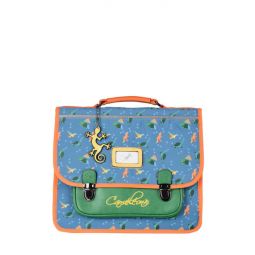 Cartable 2C 35cm Dino Blue Caméléon - IkaIpaka Royan