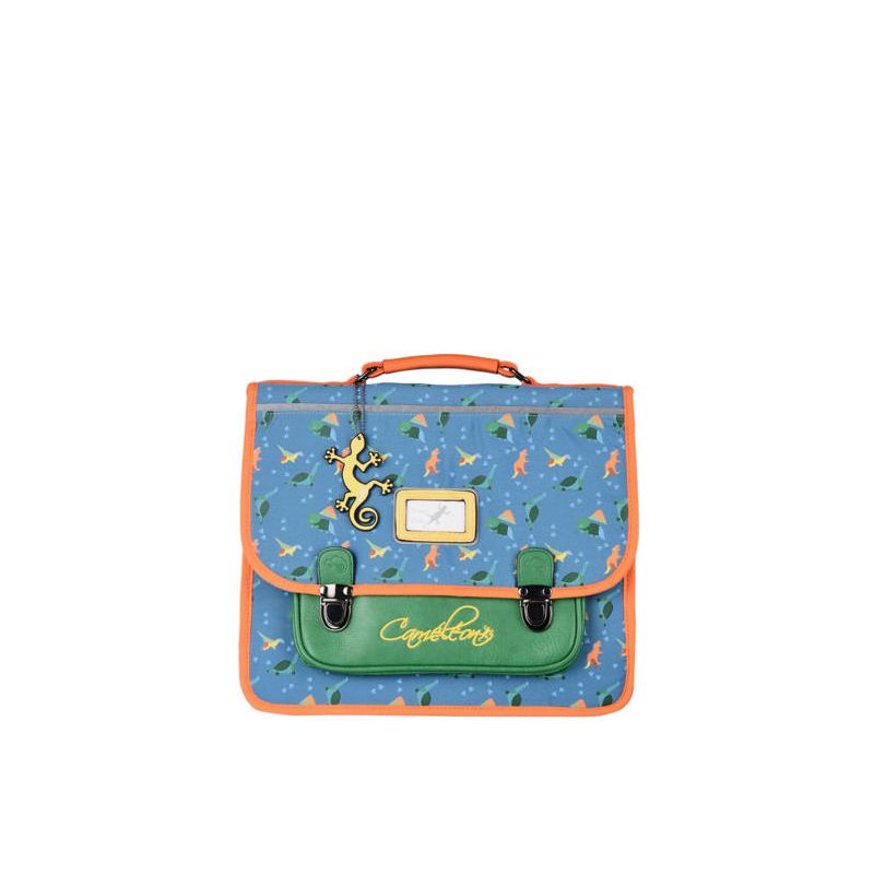 Cartable 2C 35cm Dino Blue Caméléon - IkaIpaka Royan