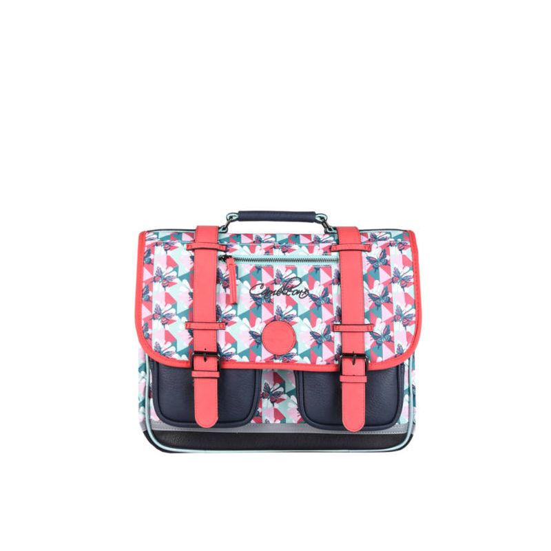 Cartable 2C 38cm Blue Butterfly Caméléon - IkaIpaka Royan